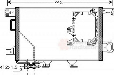 VAN WEZEL 30005391 -  Конденсатор, кондиционер